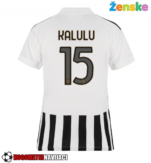 Ženske Nogometnih dresov Juventus Pierre Kalulu #15 Domači 2026-27 Kratki rokavi Ženske Nogometnih dresov Juventus Pierre Kalulu #15 Domači 2026-27 Kratki rokavi